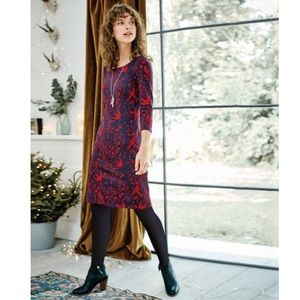 Boden- Mystic Woodland Winifred Jacquard Dress